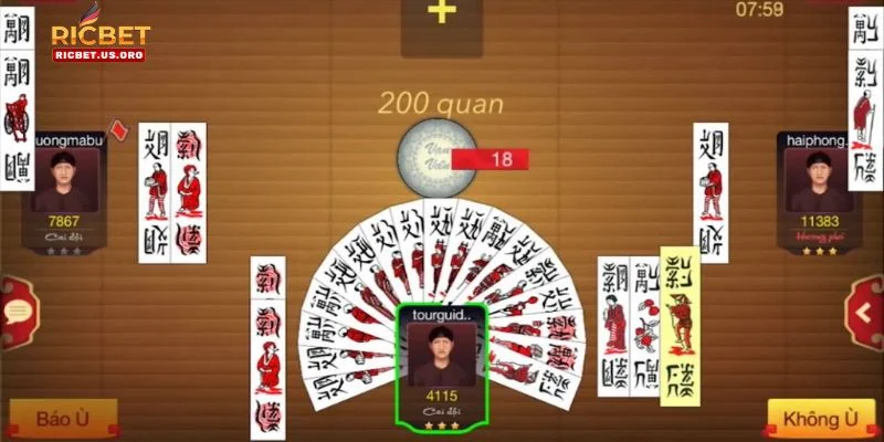 Chắn là bộ môn bài lá hấp dẫn hàng đầu tại sàn cược RICBET. 