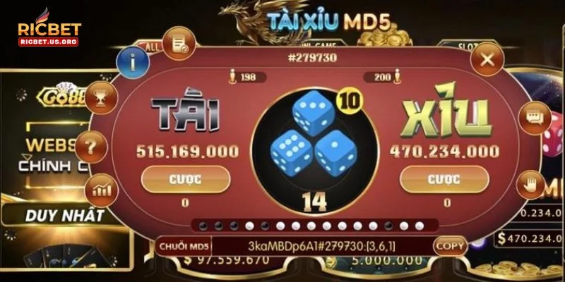 Tài Xỉu Mini - Sảnh Tài Xỉu RICBET Dễ Chơi, Dễ Trúng 2 Tài xỉu Mini là tựa game có lối chơi đơn giản.